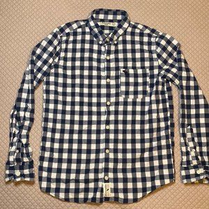 Boy’s Abercrombie Kids Button Down Checkered Long Sleeve, Size 13/14 (LIKE NEW)